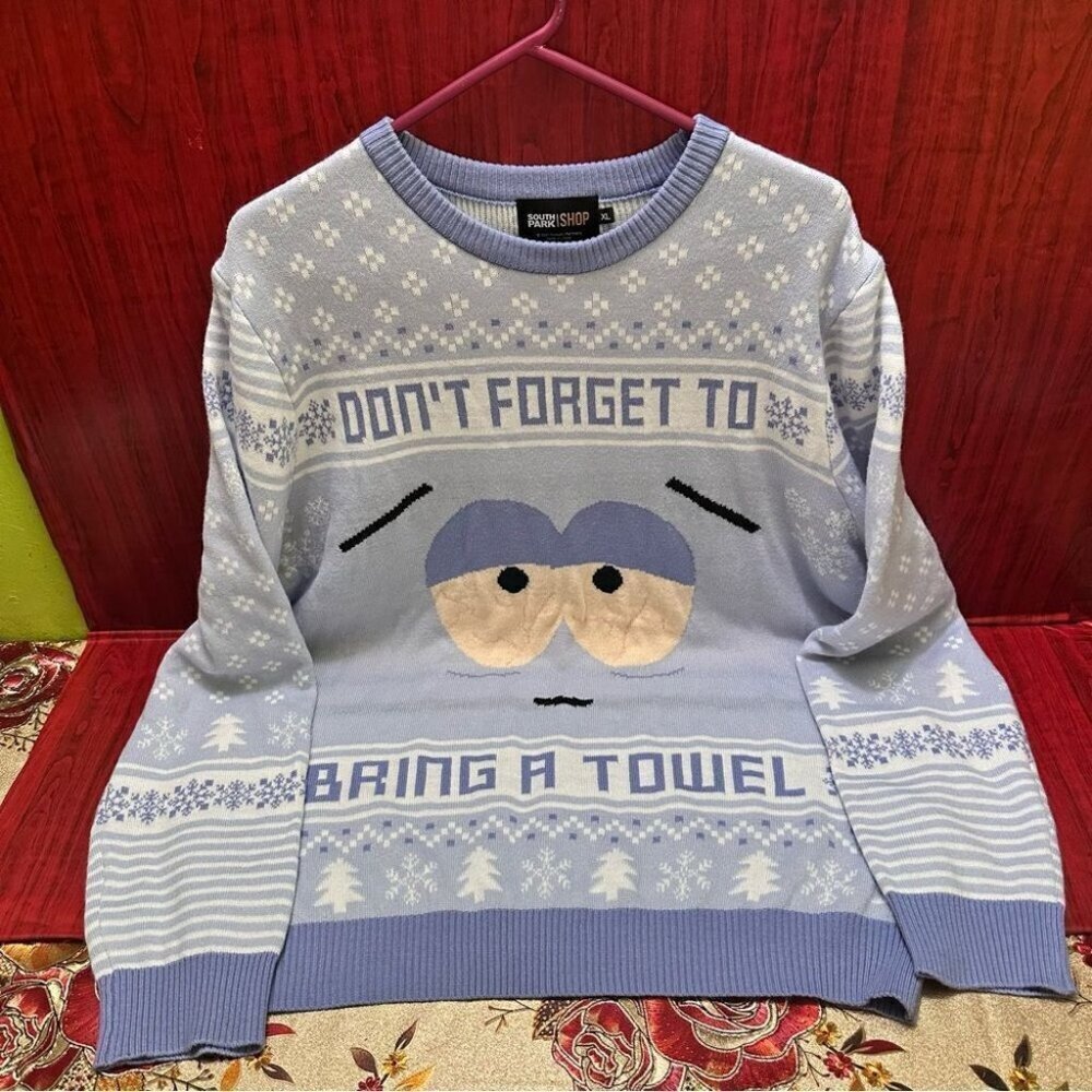 SOUTH PARK SHOP  Ugly Holiday crewneck Sweater XL